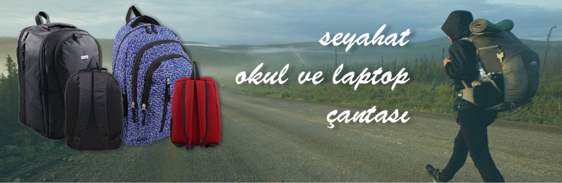 Gncanta Seyahat Okul Leptop Çantası